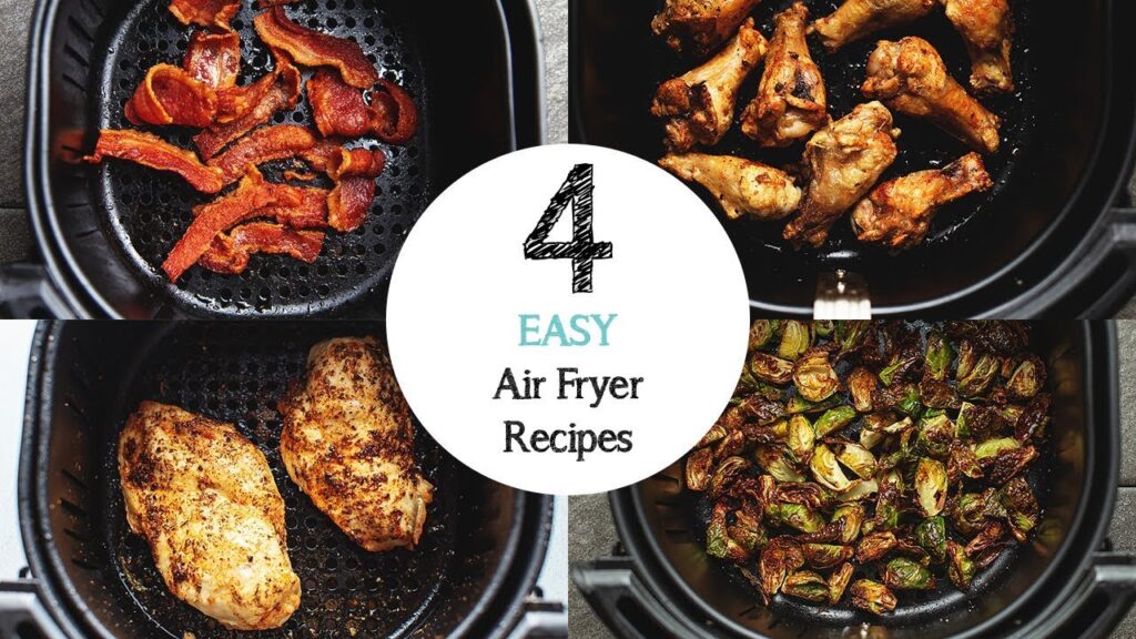 4 EASY Air Fryer Recipes